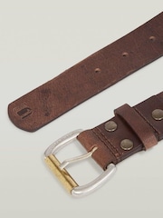 G Star Brown Dask Leather Belt - Image 3 of 3