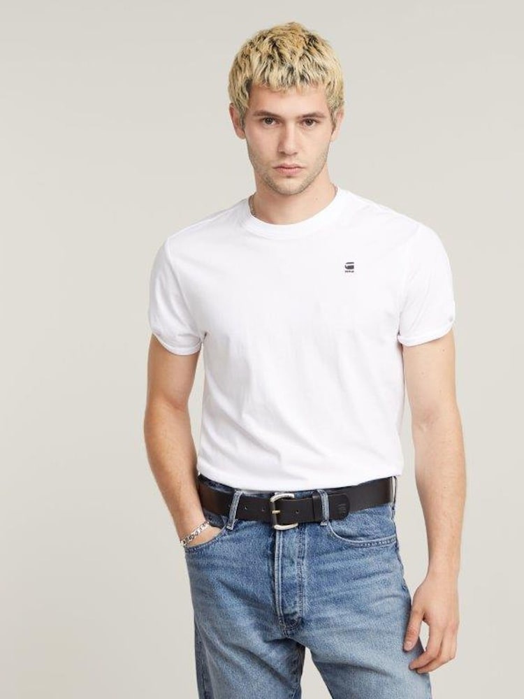 G Star Black Dask Leather Belt - Image 1 of 3
