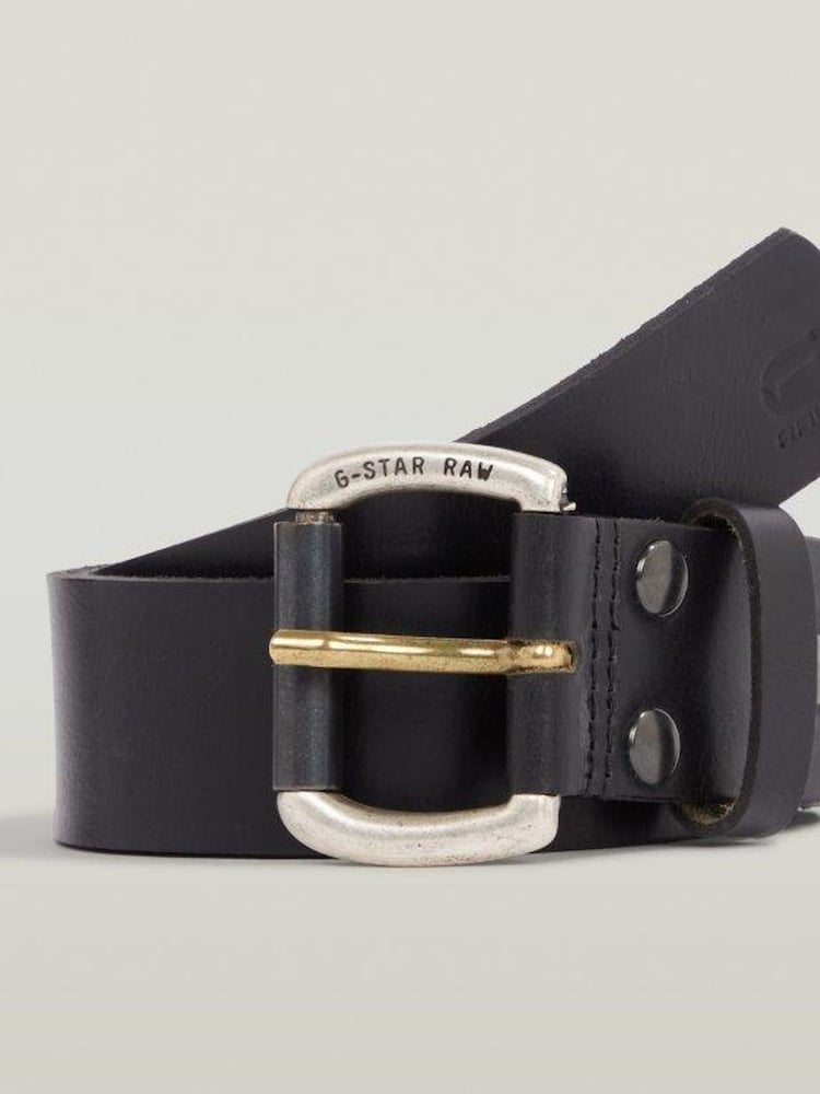 G Star Black Dask Leather Belt - Image 2 of 3 G Star Black Dask Leather Belt - Image 2 of 3