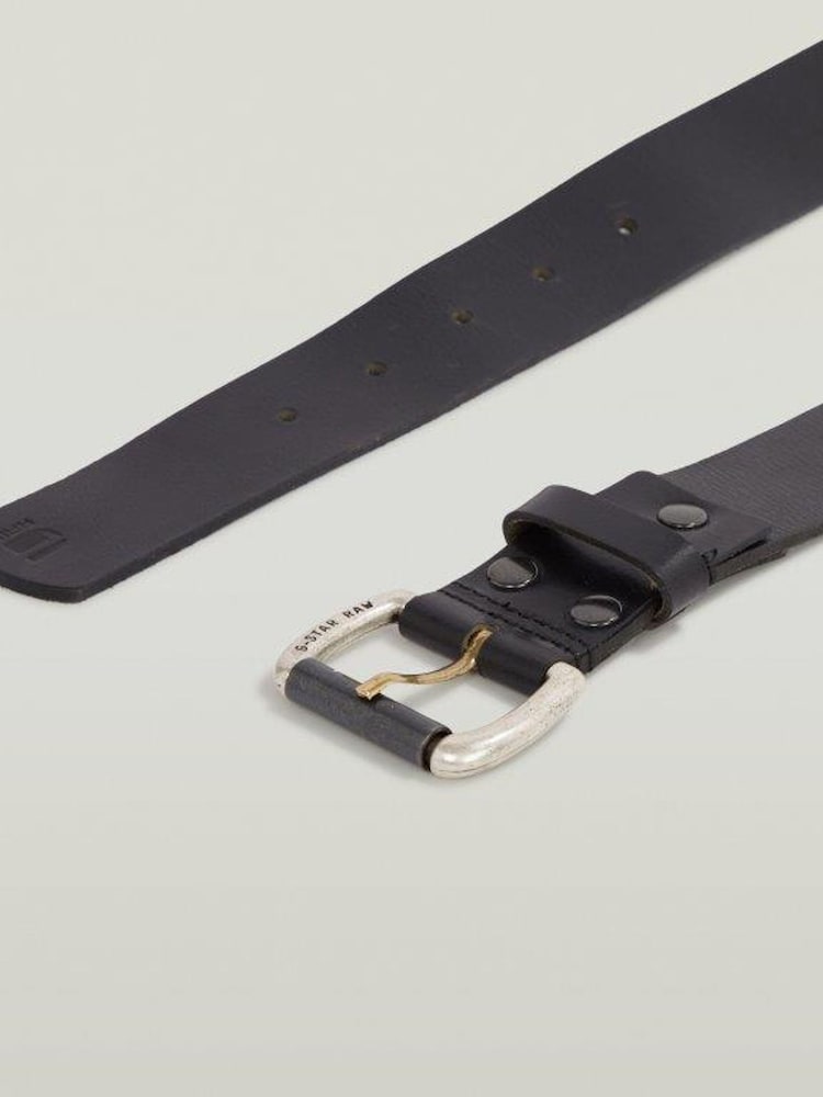 G Star Black Dask Leather Belt - Image 3 of 3