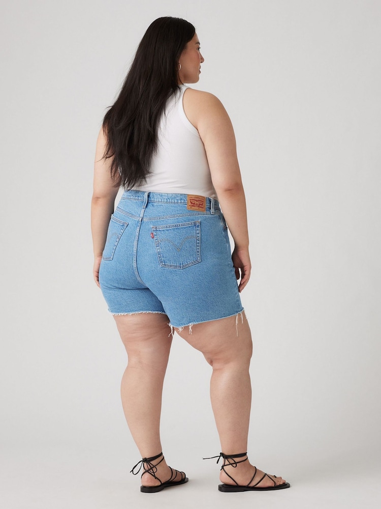 Levi's® Light Blue Curve Shaping Bermuda Denim Shorts - Image 2 of 6 Levi's® Light Blue Curve Shaping Bermuda Denim Shorts - Image 2 of 6