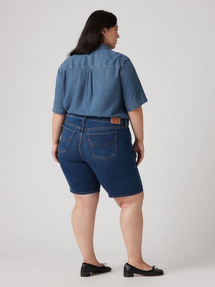 Levi's® Clever Girl Curve Shaping Bermuda Denim Shorts - Image 2 of 4