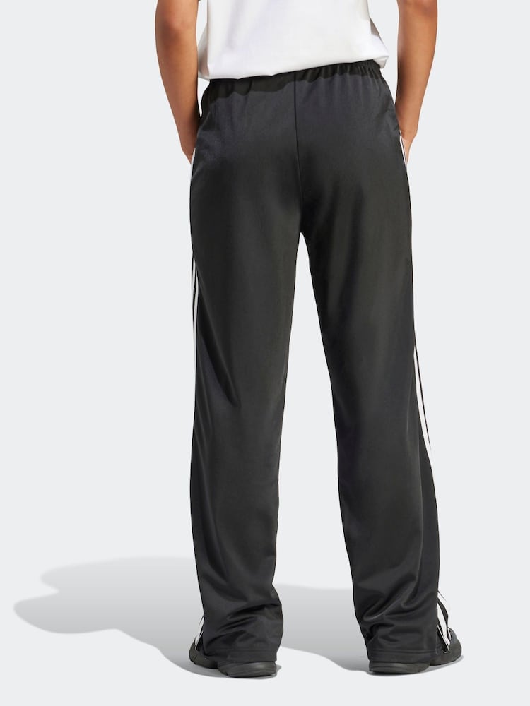 adidas Black Firebird 3 Stripe Straight Trackpants - Image 2 of 6