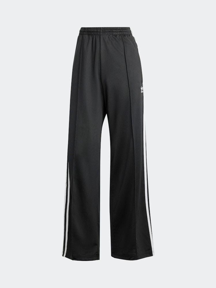 adidas Black Firebird 3 Stripe Straight Trackpants - Image 6 of 6