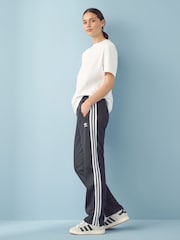 adidas originals Black Classic Firebird Track Joggers - Image 2 of 9