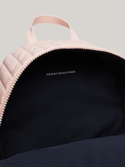 Tommy Hilfiger Pink Monotype Backpack - Image 3 of 4