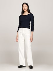 Camiseta ajustada de manga larga de Tommy Hilfiger - Imagen 2 de 5