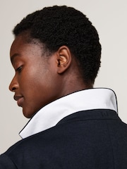 Tommy Hilfiger Slim Fit Blue Heritage Crest Single Breasted Blazer - Image 4 of 5
