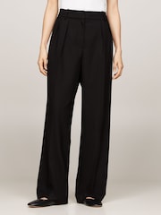 Tommy Hilfiger Slim Fit Core Straight Black Trousers - Image 1 of 5