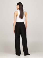 Tommy Hilfiger Slim Fit Core Straight Black Trousers - Image 3 of 5