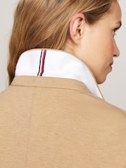 Tommy Hilfiger Slim Fit Blue Heritage Crest Single Breasted Blazer - Image 4 of 4