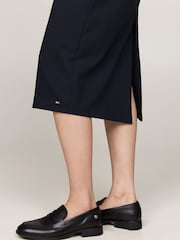 Tommy Hilfiger Blue Punto Sleeveless Bodycon Dress - Image 2 of 5