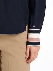 Tommy Hilfiger Relaxed Blue Global Stripe Blouse - Image 5 of 5