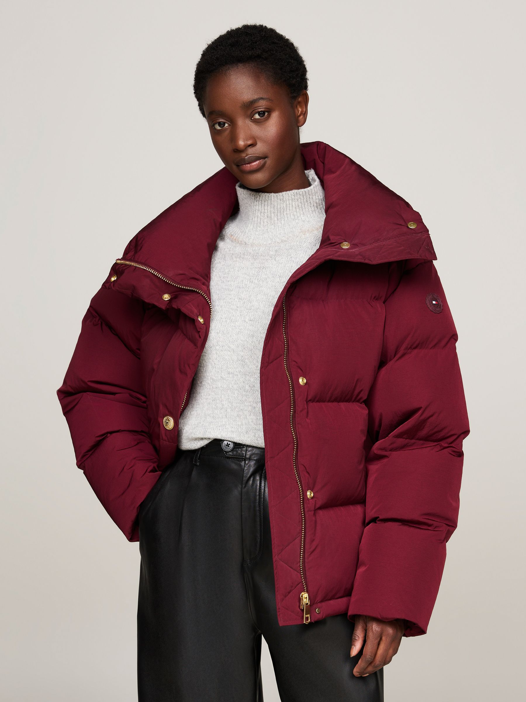 Buy Tommy Hilfiger Red Gold Button Down Jacket from Next USA