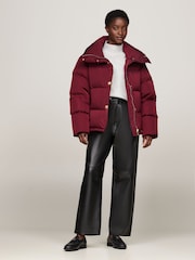 Tommy Hilfiger Red Gold Button Down Jacket - Image 2 of 5