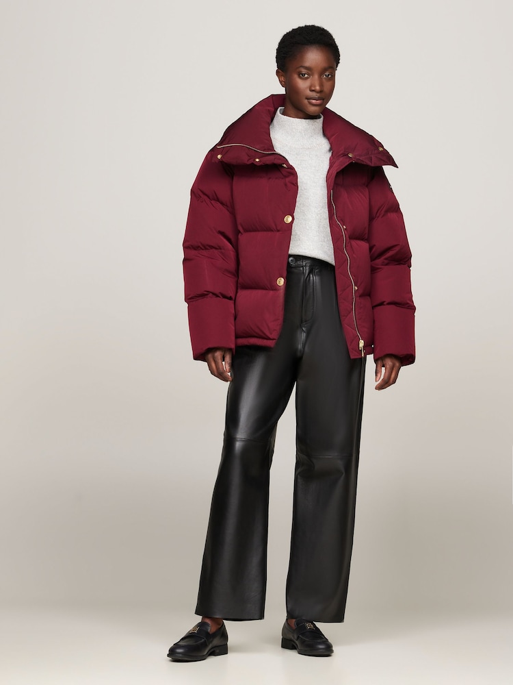 Tommy Hilfiger Red Gold Button Down Jacket - Image 2 of 5