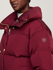 Tommy Hilfiger Red Gold Button Down Jacket - Image 3 of 5