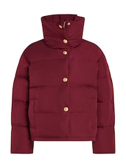 Tommy Hilfiger Red Gold Button Down Jacket - Image 5 of 5