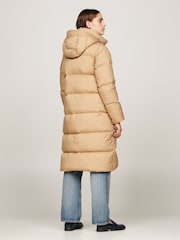 Tommy Hilfiger Down Casual Maxi Brown Coat - Image 2 of 5