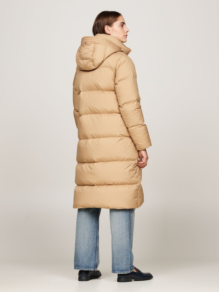 Tommy Hilfiger Down Casual Maxi Brown Coat - Image 2 of 5