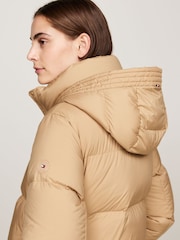 Tommy Hilfiger Down Casual Maxi Brown Coat - Image 3 of 5