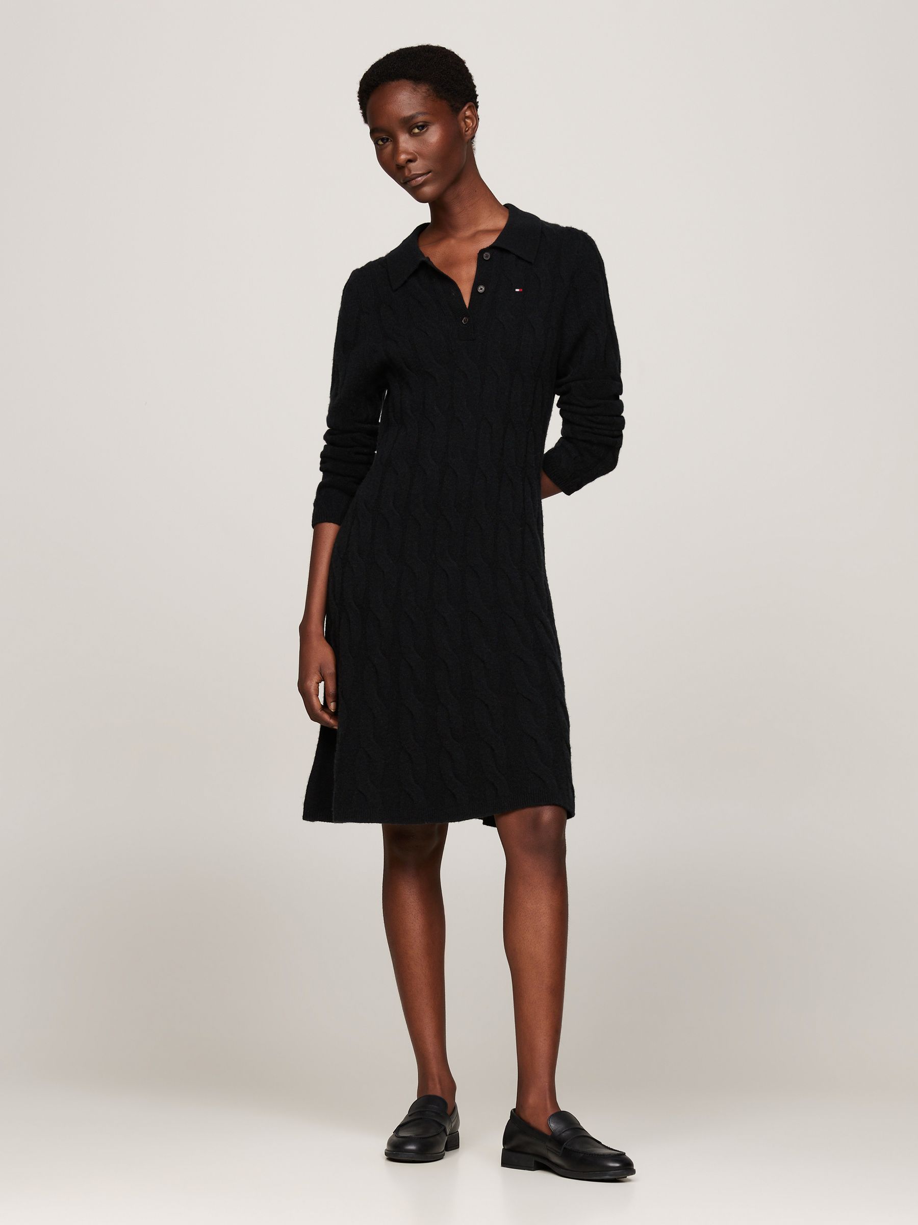 Tommy hilfiger black dress top