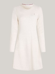 Tommy Hilfiger Soft Wool Flared Crew Neck Sweater Nude Dress - Image 5 of 5