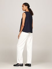 Tommy Hilfiger Blue Blue Sleeveless Vest - Image 3 of 5