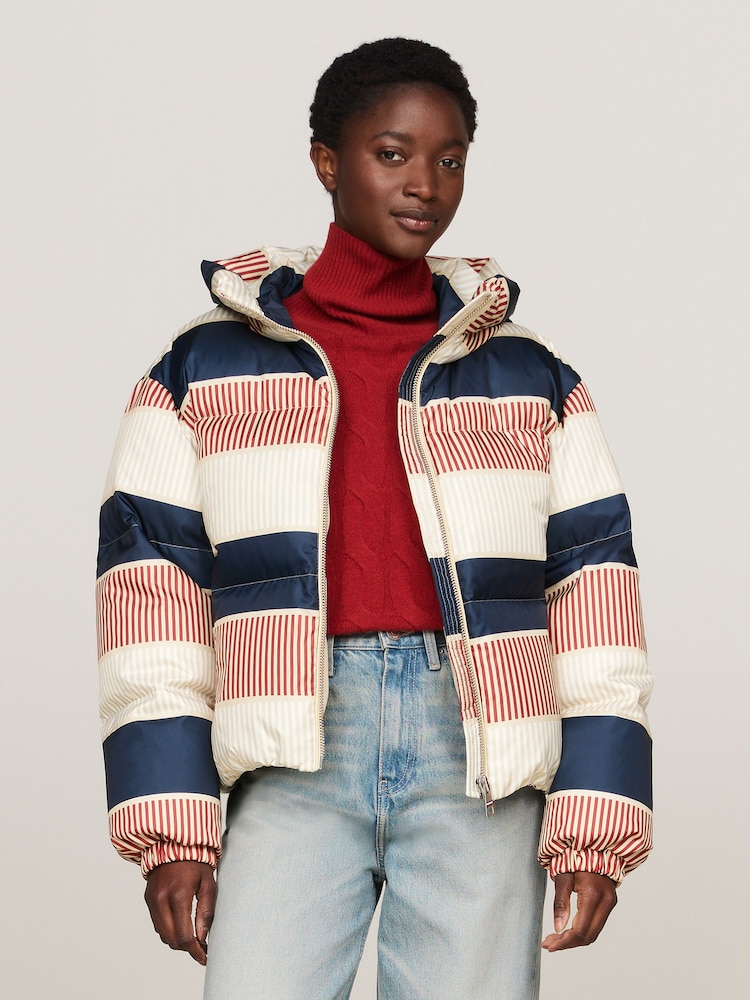Tommy Hilfiger Natural New York Down Jacket With Hood - Image 1 of 5