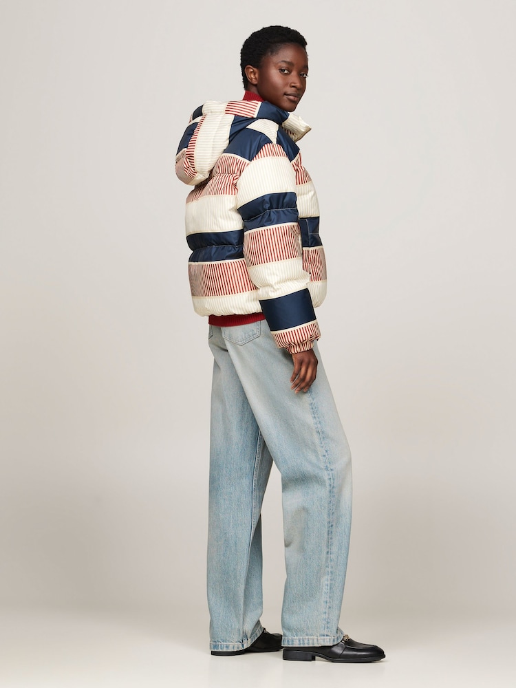 Tommy Hilfiger Natural New York Down Jacket With Hood - Image 3 of 5