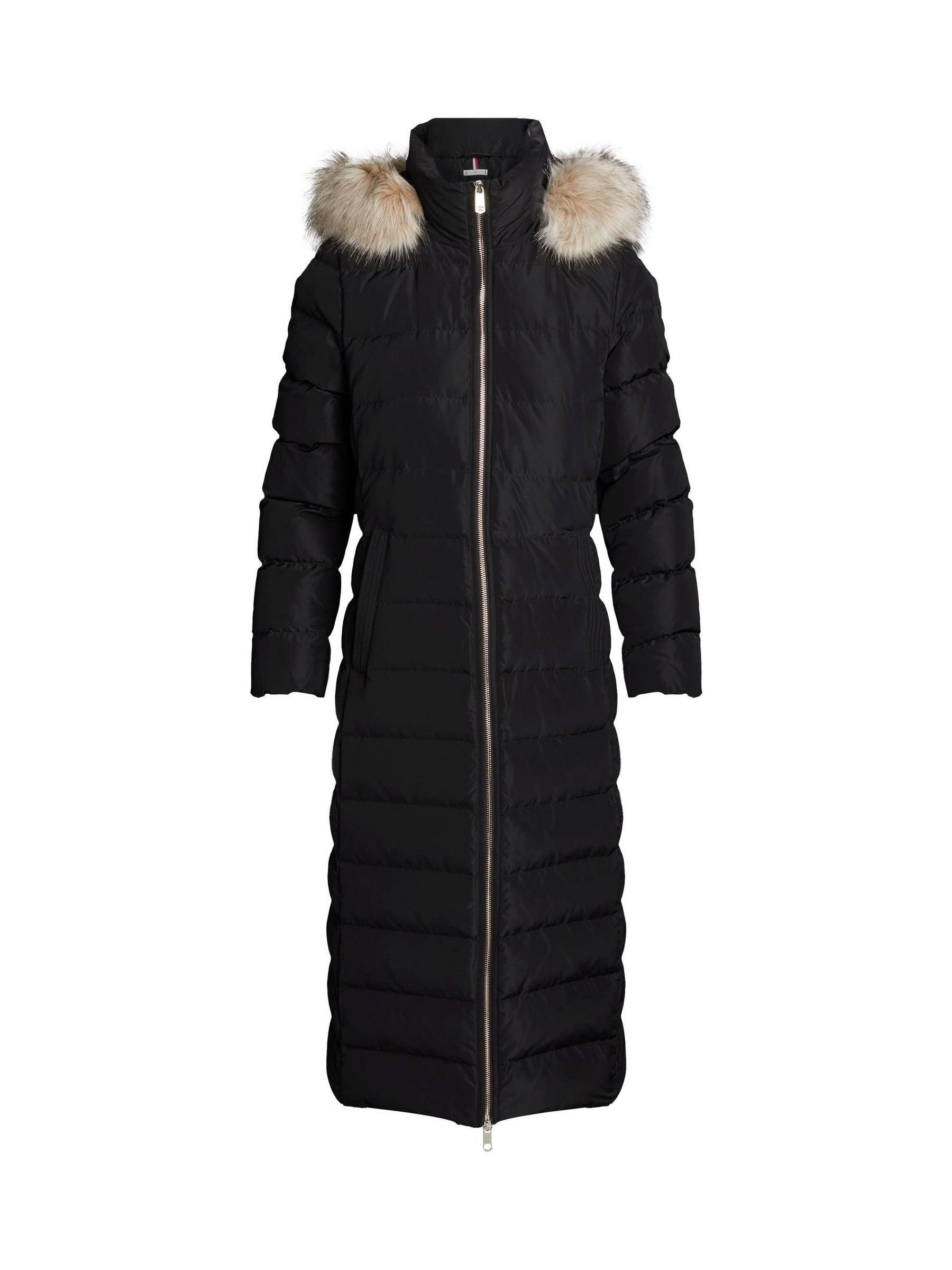 Buy Tommy Hilfiger Heritage Down Tyra Maxi Black Jacket With Faux Fur from Next Canada