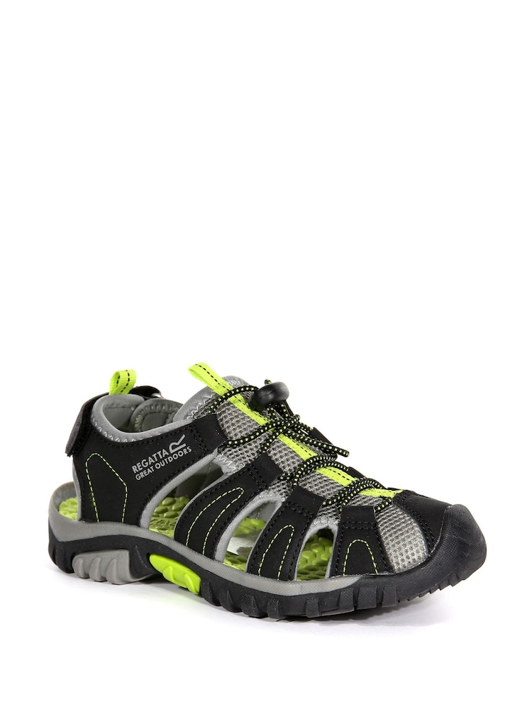 Regatta Black Kids Westshore Lightweight Walking Sandals - Image 2 of 6