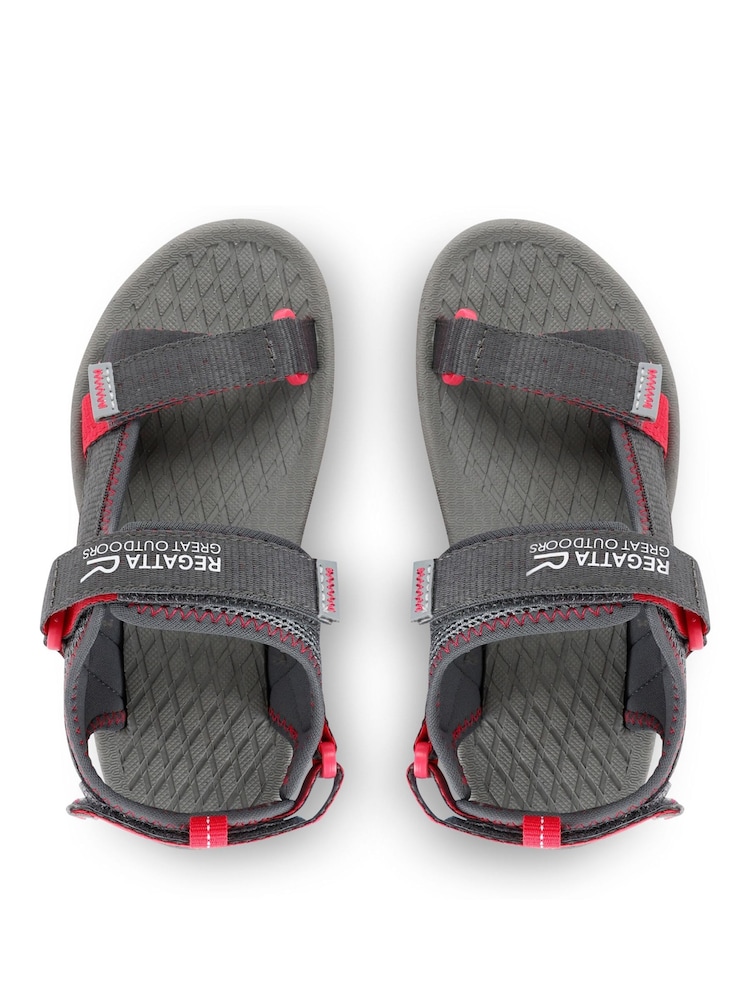 Regatta Grey Kids Blaze Sandals - Image 6 of 8