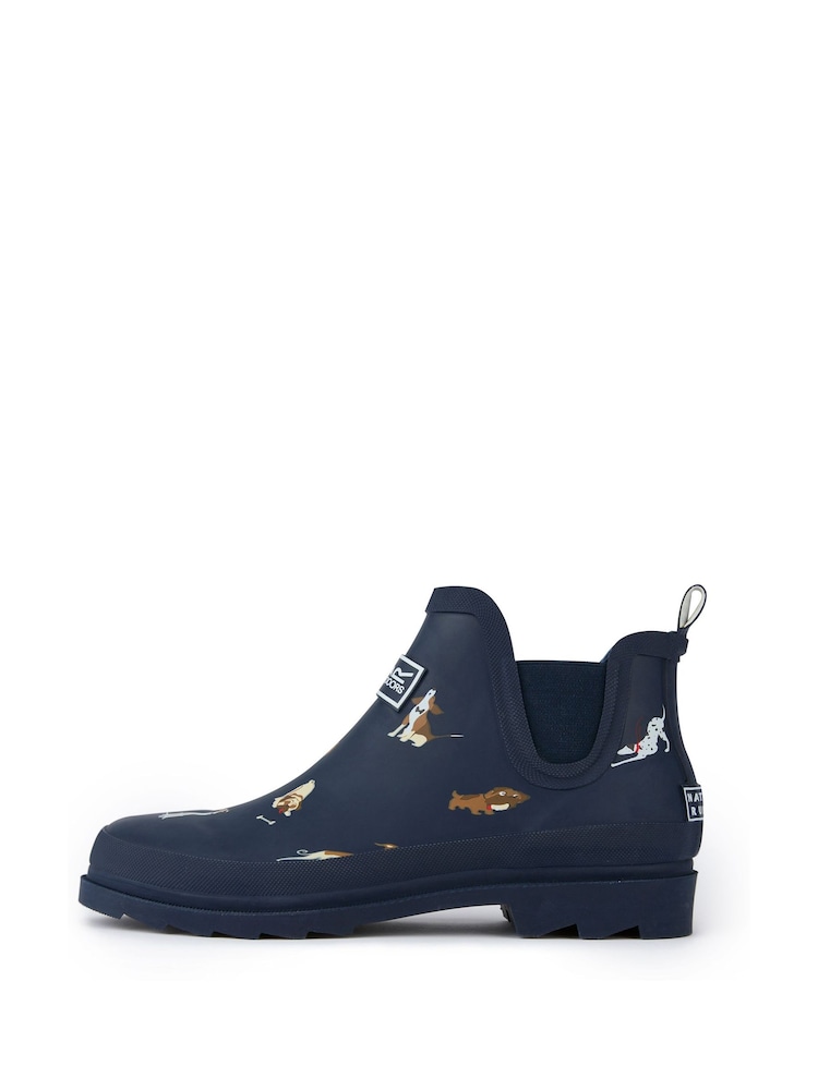 Regatta Blue Womens Harper Low Wellies - Image 2 of 6 Regatta Blue Womens Harper Low Wellies - Image 2 of 6