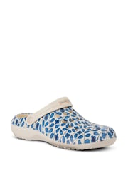Regatta Blue Womens Orla Kiely Clogs - Image 3 of 8