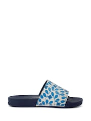 Regatta Blue Womens Orla Kiely Slides - Image 1 of 7