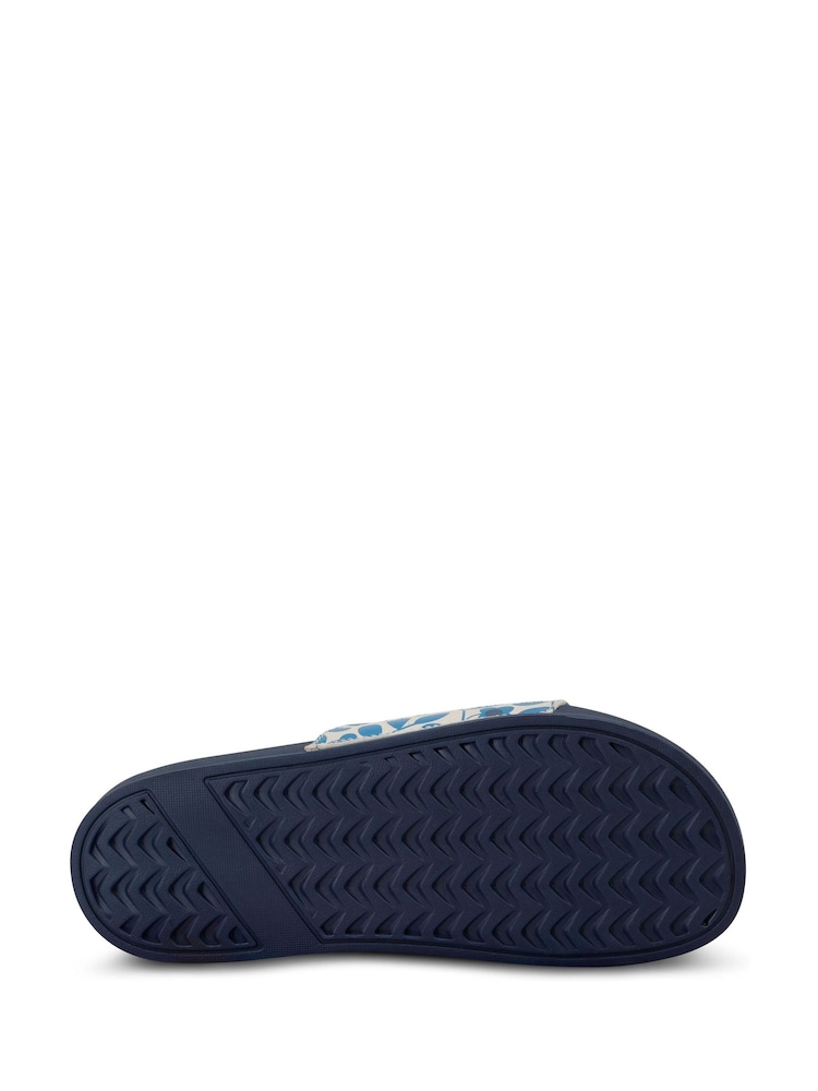Regatta Blue Womens Orla Kiely Slides - Image 7 of 7