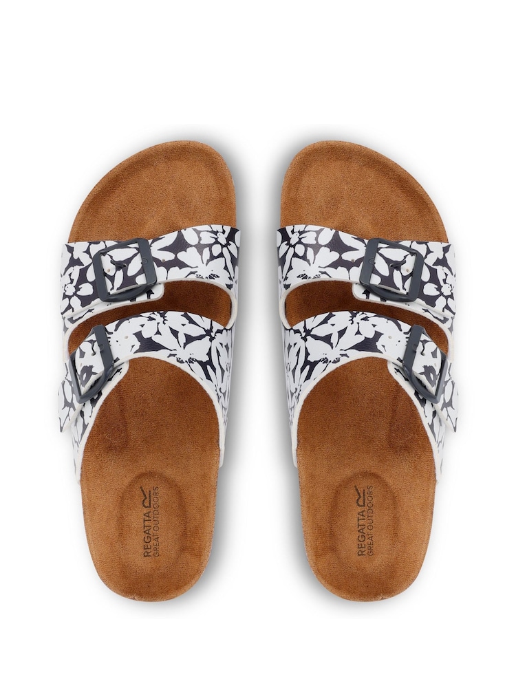 Regatta Blue Womens Lady Mia Slip On Sandals - Image 7 of 7