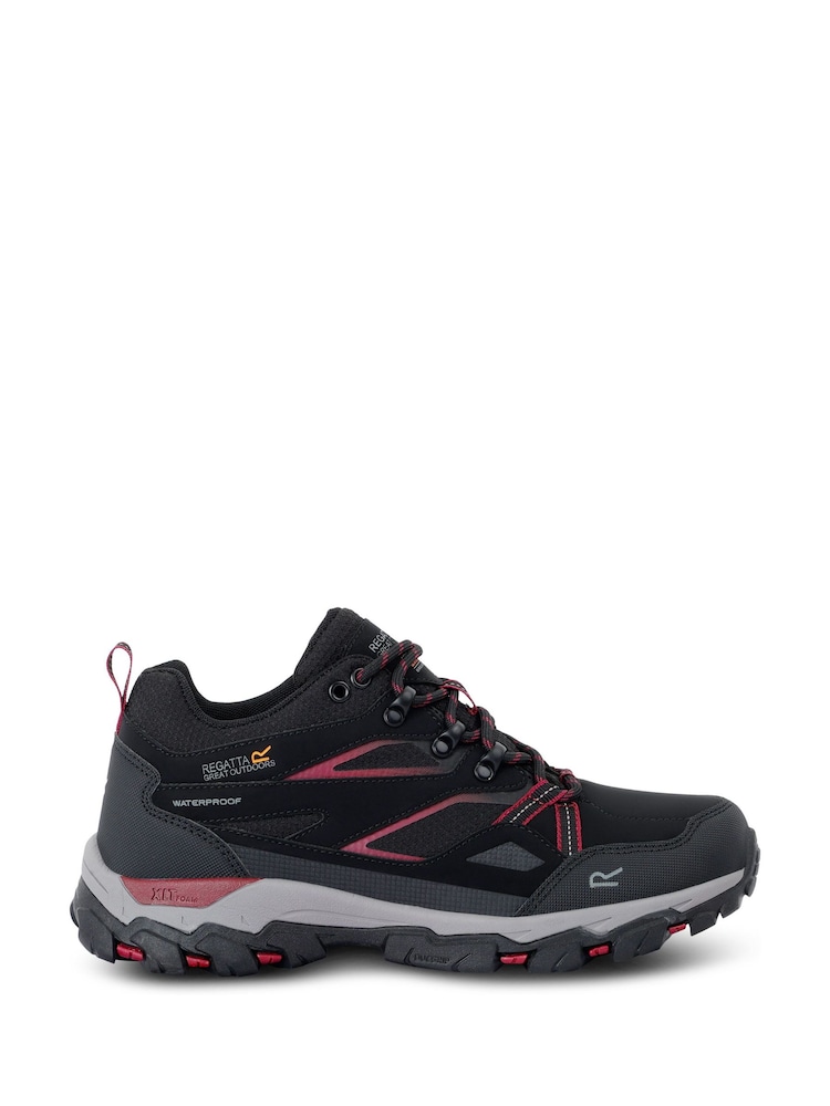 Regatta Black Womens Holcombe III Low Waterproof Walking Boots - Image 1 of 6