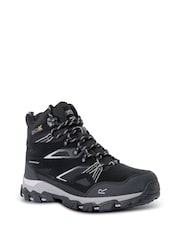Regatta Black Womens Holcombe III Mid Waterproof Walking Boots - Image 2 of 6