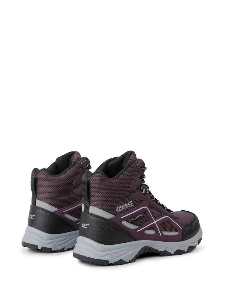 Morado - Regatta Womens Vendeavour Walking Boots - Imagen 2 de 6