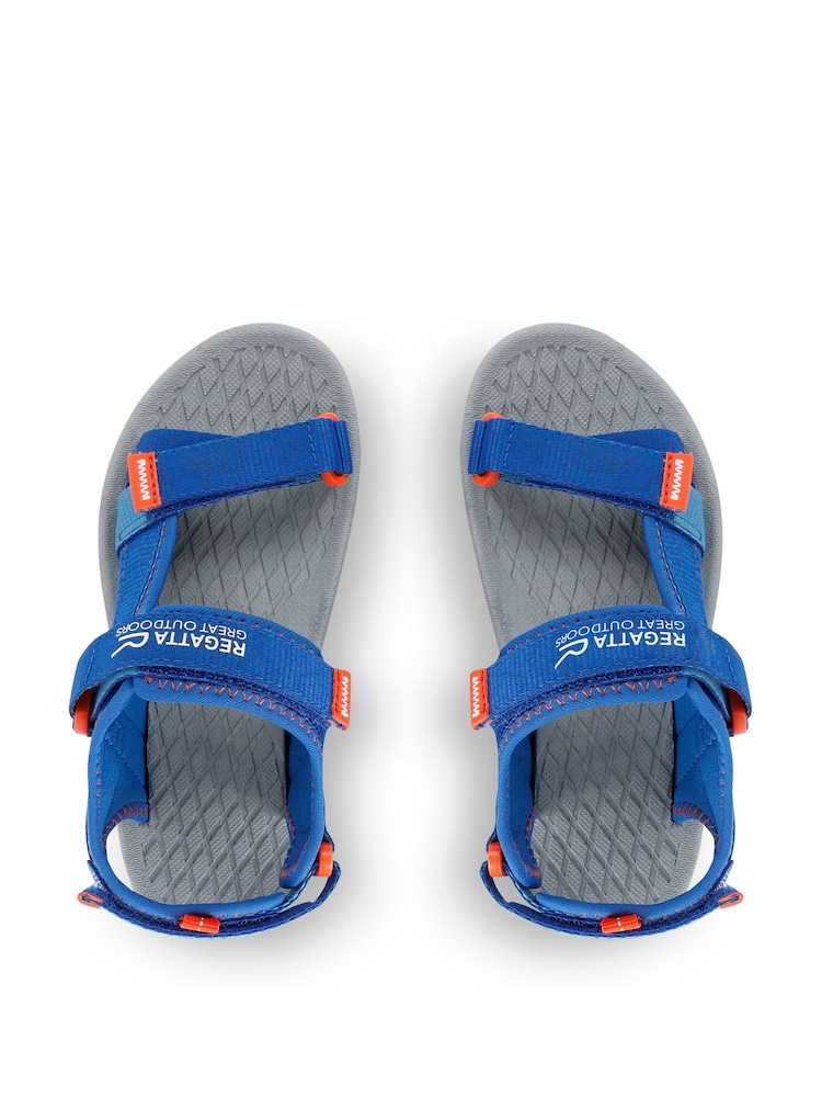 Regatta Blue Kids Blaze Sandals - Image 5 of 7