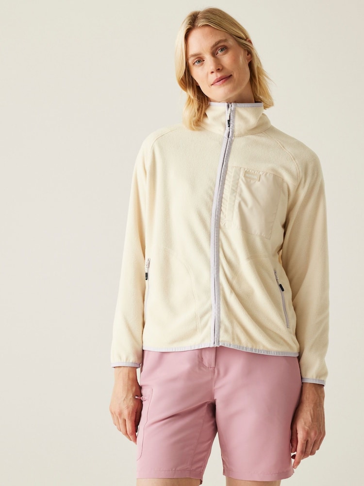 Cream - Regatta Womens Lilana Full Zip Fleece - Slika 1 iz 7