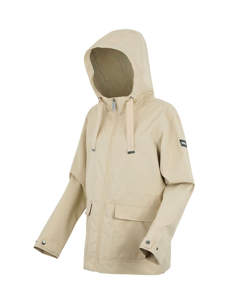 Regatta Cream Womens Otilie Waterproof Jacket - Image 8 of 8