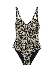 Regatta Brown Womens Sakari Tummy Control Costume Swimsuit - Image 6 of 8