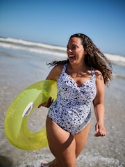 Regatta Blue Womens Sakari Tummy Control Costume Swimsuit - Image 6 of 9