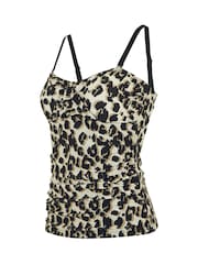 Regatta Brown Womens Aceana III Tankini Top - Image 8 of 8