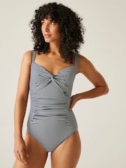 Regatta Light Blue Womens Sakari Tummy Control Costume Swimsuit - Image 1 of 9