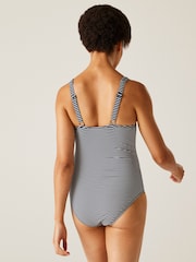 Regatta Light Blue Womens Sakari Tummy Control Costume Swimsuit - Image 3 of 9