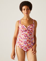 Regatta Pink Womens Sakari Tummy Control Costume Swimsuit - Image 2 of 8